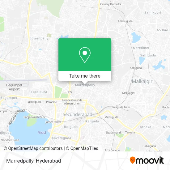 Marredpally map