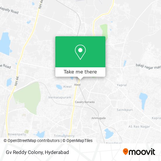 Gv Reddy Colony map