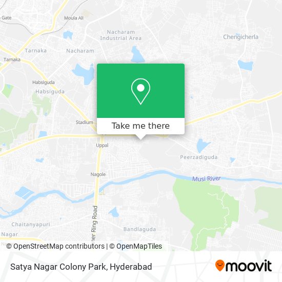 Satya Nagar Colony Park map