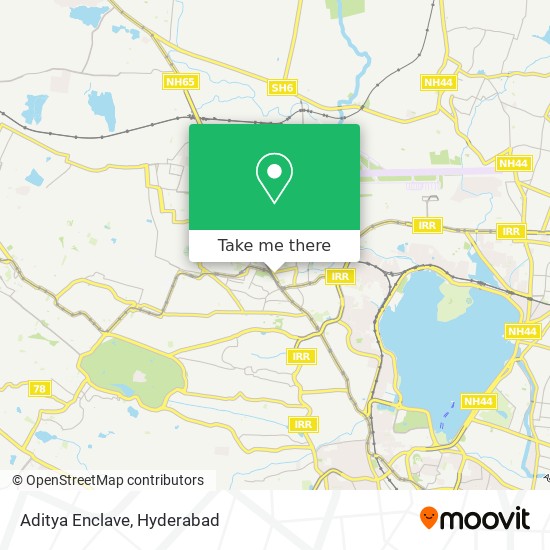 Aditya Enclave map