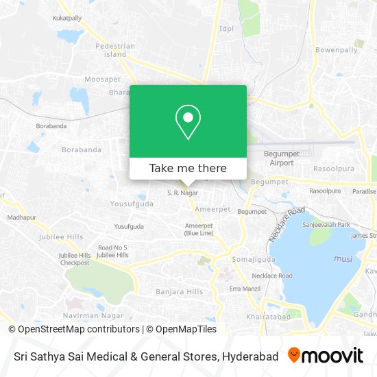 Sri Sathya Sai Medical & General Stores map