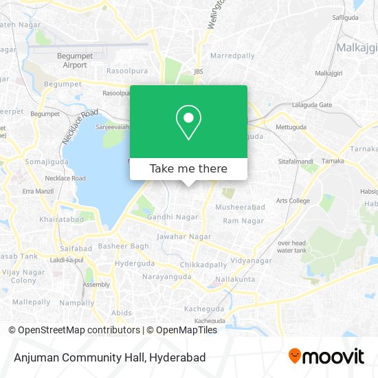 Anjuman Community Hall map