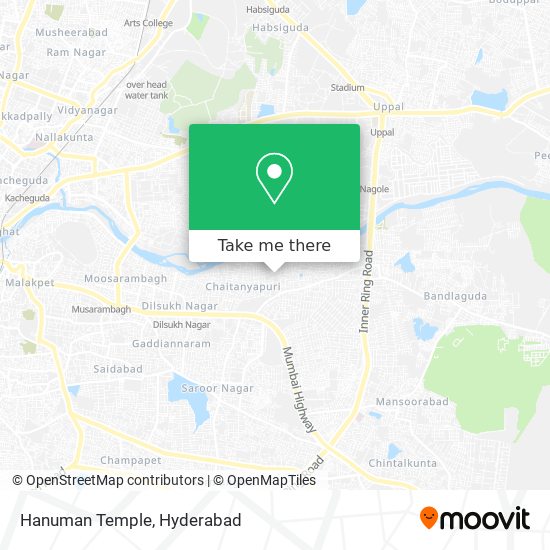 Hanuman Temple map