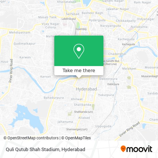 Quli Qutub Shah Stadium map