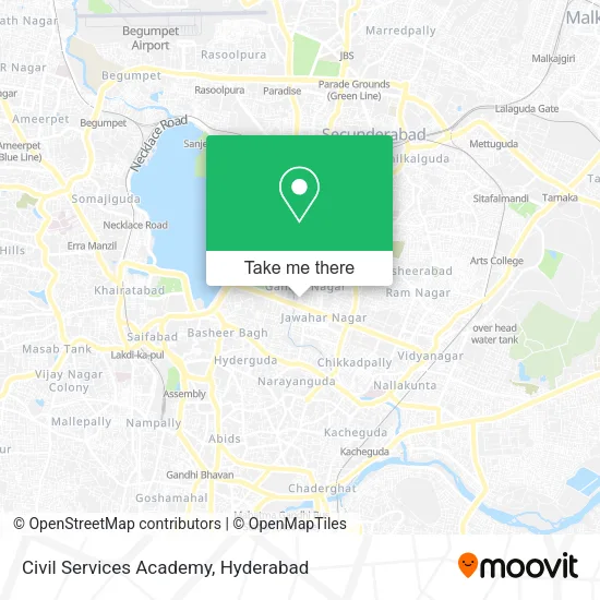 Civil Services Academy map