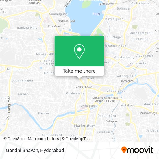 Gandhi Bhavan map