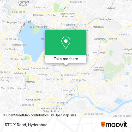 How To Get To Rtc X Road In Hyderabad By Bus Metro Or Train Moovit