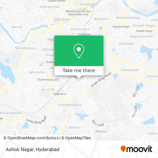 Ashok Nagar map