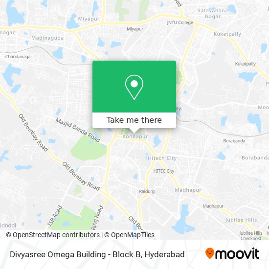 How to get to Divyasree Omega Building Block B in Ranga Reddy by