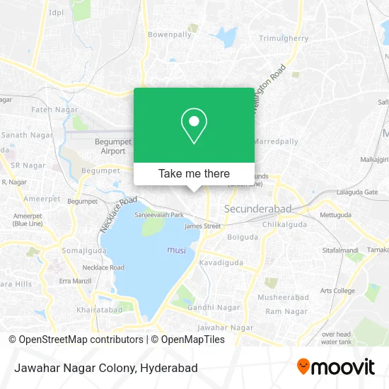 Jawahar Nagar Colony map