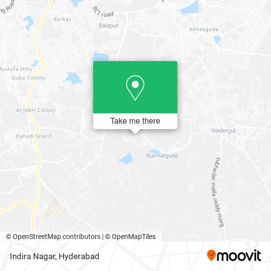 Indira Nagar map