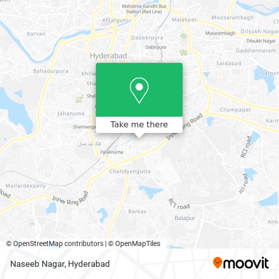 Naseeb Nagar map