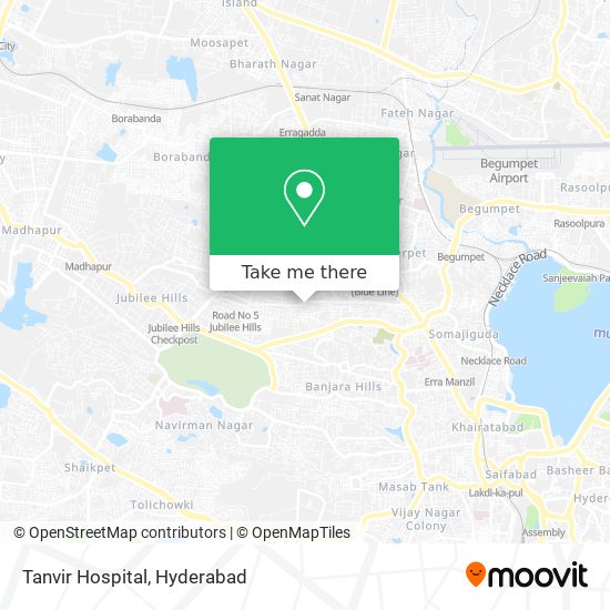 Tanvir Hospital map