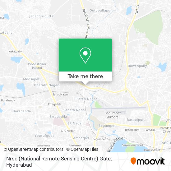 Nrsc (National Remote Sensing Centre) Gate map
