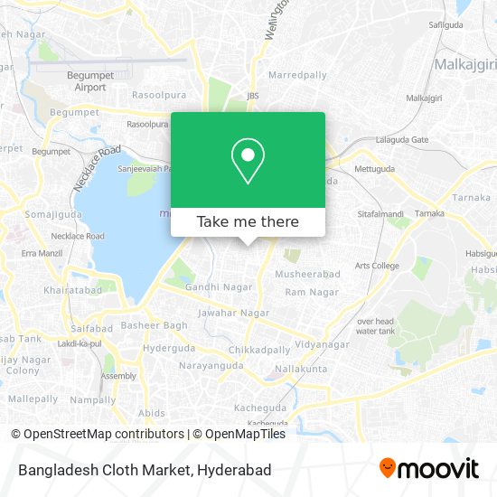Bangladesh Cloth Market map
