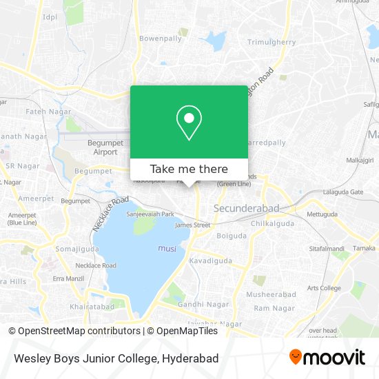 Wesley Boys Junior College map