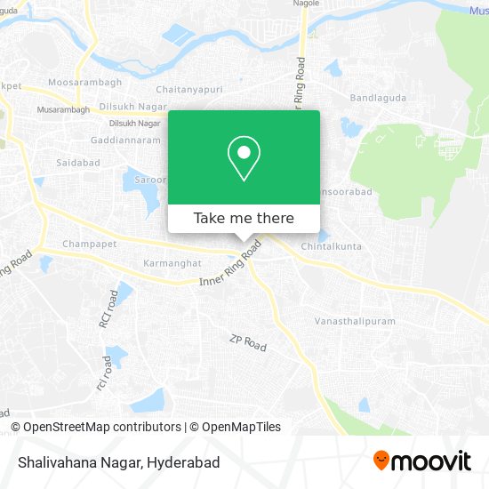 Shalivahana Nagar map