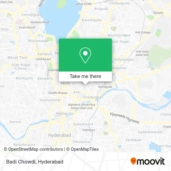 Badi Chowdi map