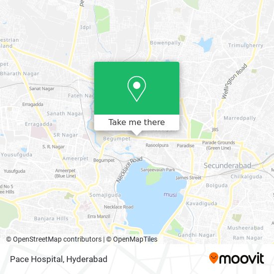 Pace Hospital map