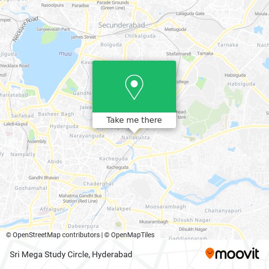 Sri Mega Study Circle map