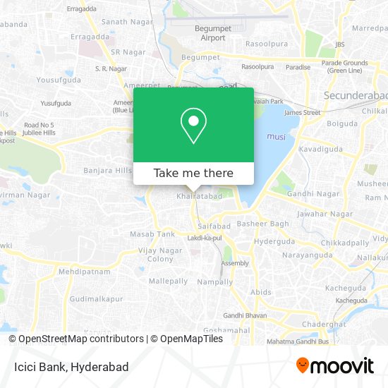 Icici Bank map