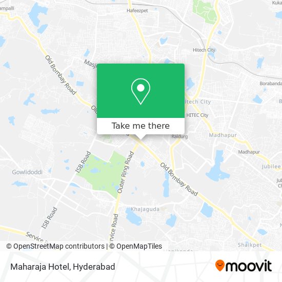 Maharaja Hotel map