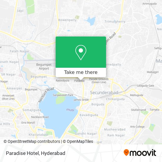 Paradise Hotel map