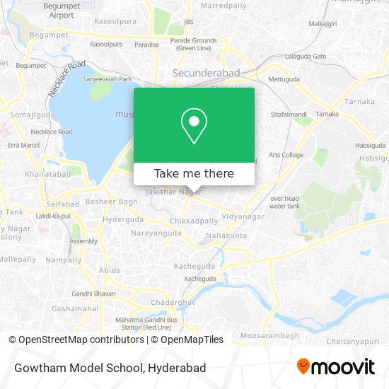 Gowtham Model School map