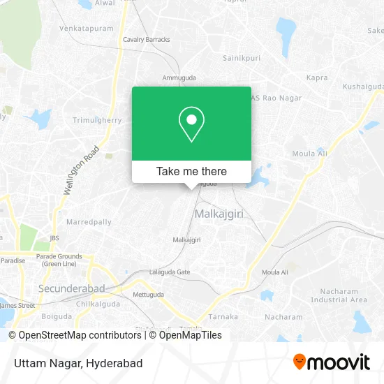 Uttam Nagar map