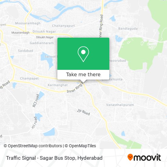 Traffic Signal - Sagar Bus Stop map