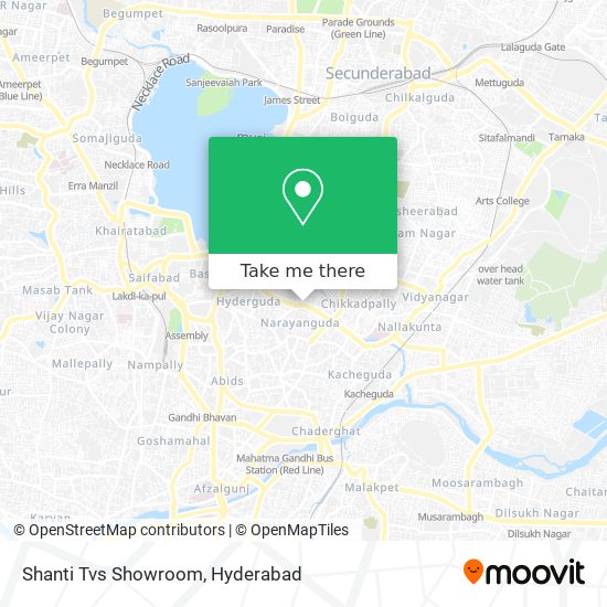 Shanti Tvs Showroom map