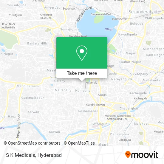 S K Medicals map