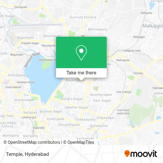 Temple map