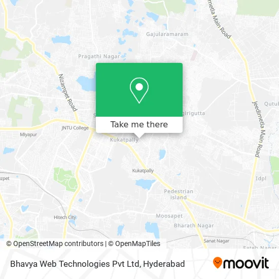 Bhavya Web Technologies Pvt Ltd map