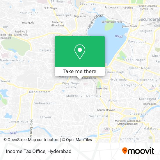 Income Tax Office map