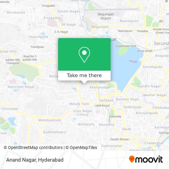 Anand Nagar map