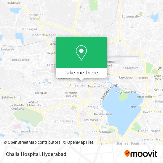 Challa Hospital map