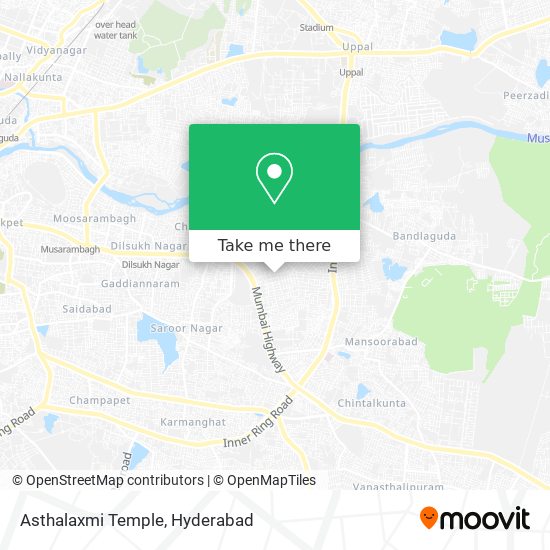 Asthalaxmi Temple map