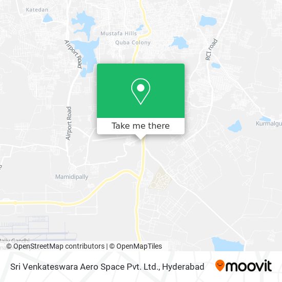 Sri Venkateswara Aero Space Pvt. Ltd. map