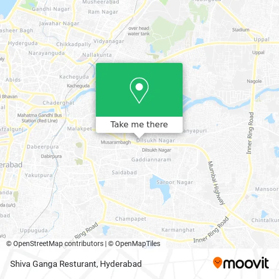 Shiva Ganga Resturant map
