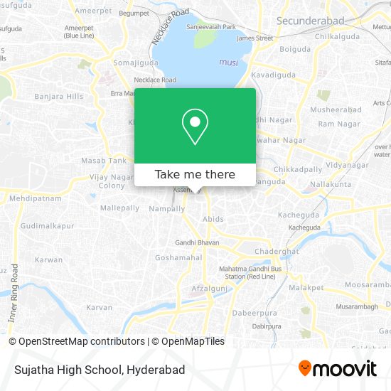 Sujatha High School map