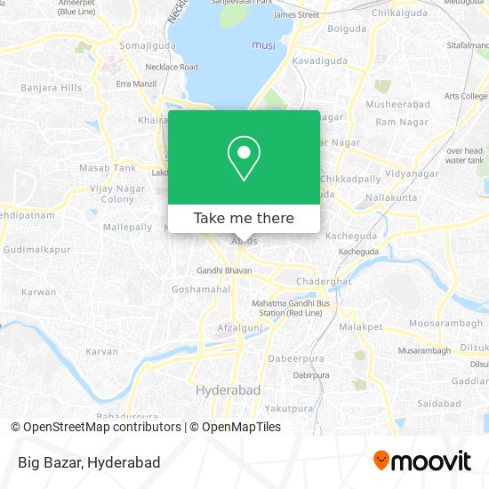 Big Bazar map