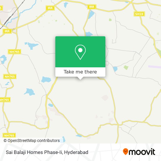 Sai Balaji Homes Phase-Ii map