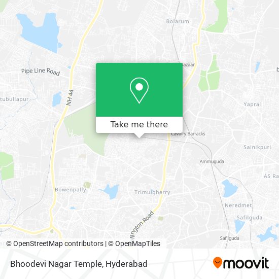 Bhoodevi Nagar Temple map