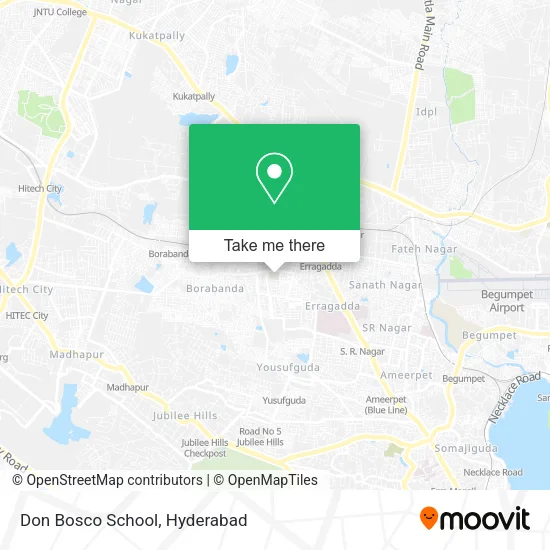 Don Bosco School map