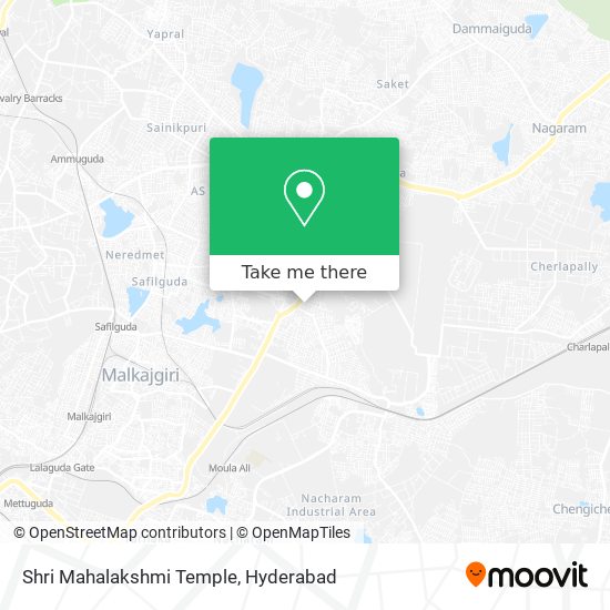Shri Mahalakshmi Temple map