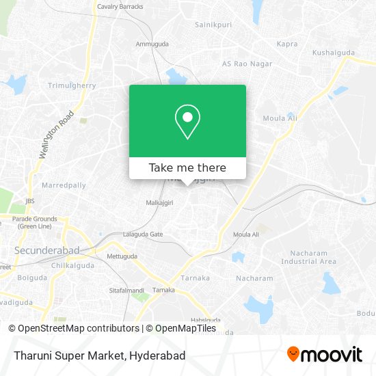 Tharuni Super Market map