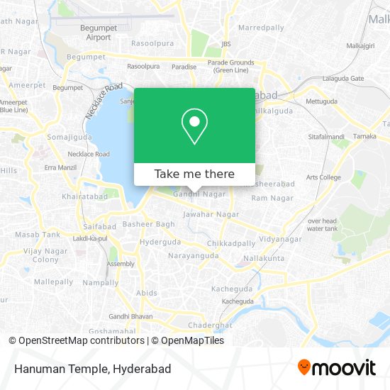 Hanuman Temple map