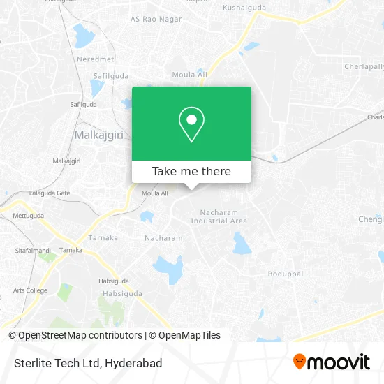 Sterlite Tech Ltd map