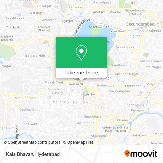 Kala Bhavan map